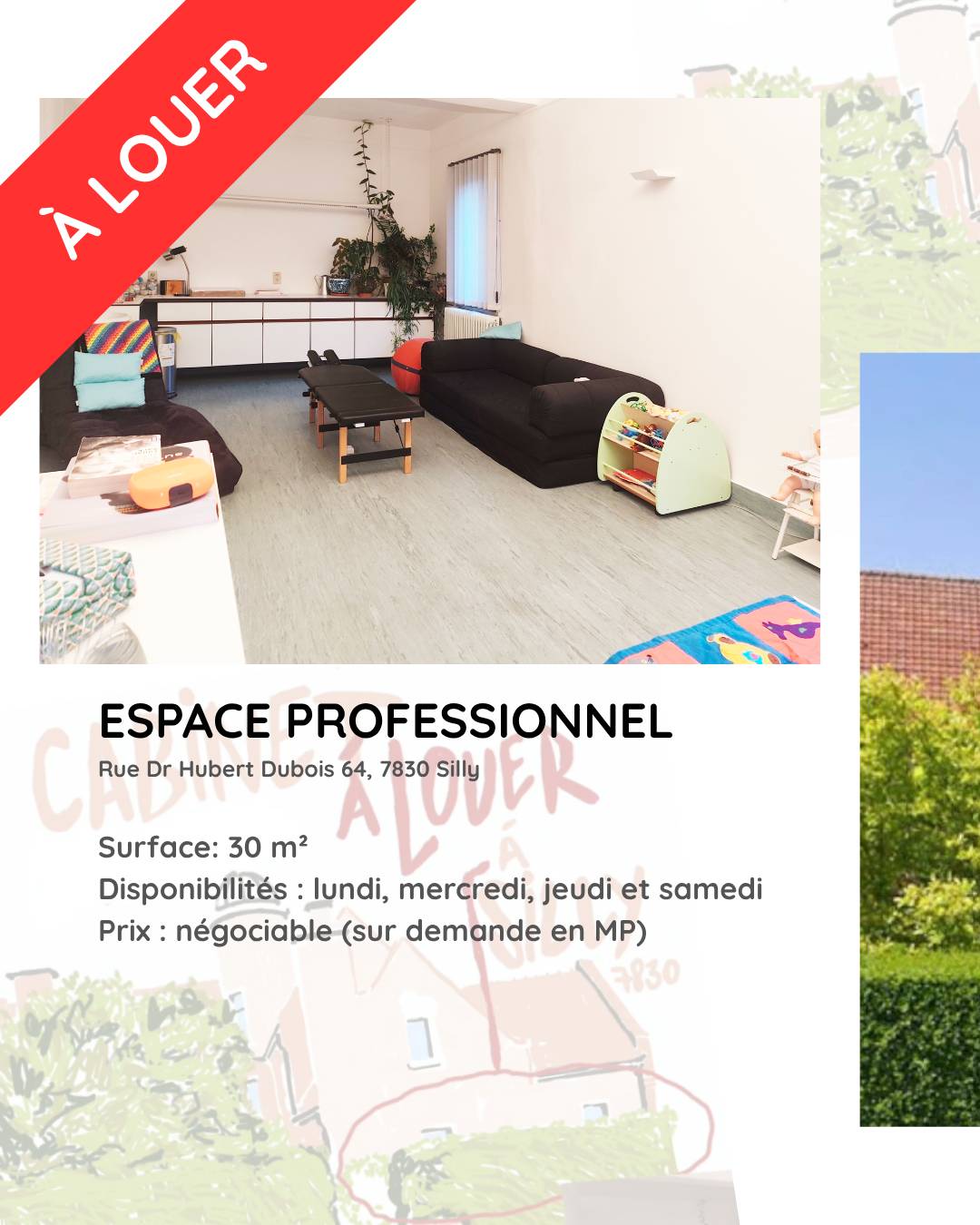 Photo du Bien Immobilier ESPACE PROFESSIONNEL A LOUER